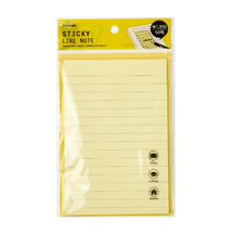 [Artbox] Sticky Line Note - White 100 x 150mm 50 Sheets