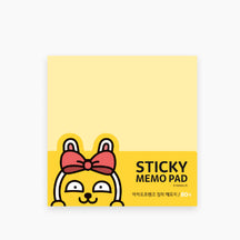 [Kakao Friends] Sticky Note Pad (Muzi-Ribbon Theme)