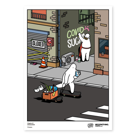 [Mr.donothing]A4 Poster- Shopping