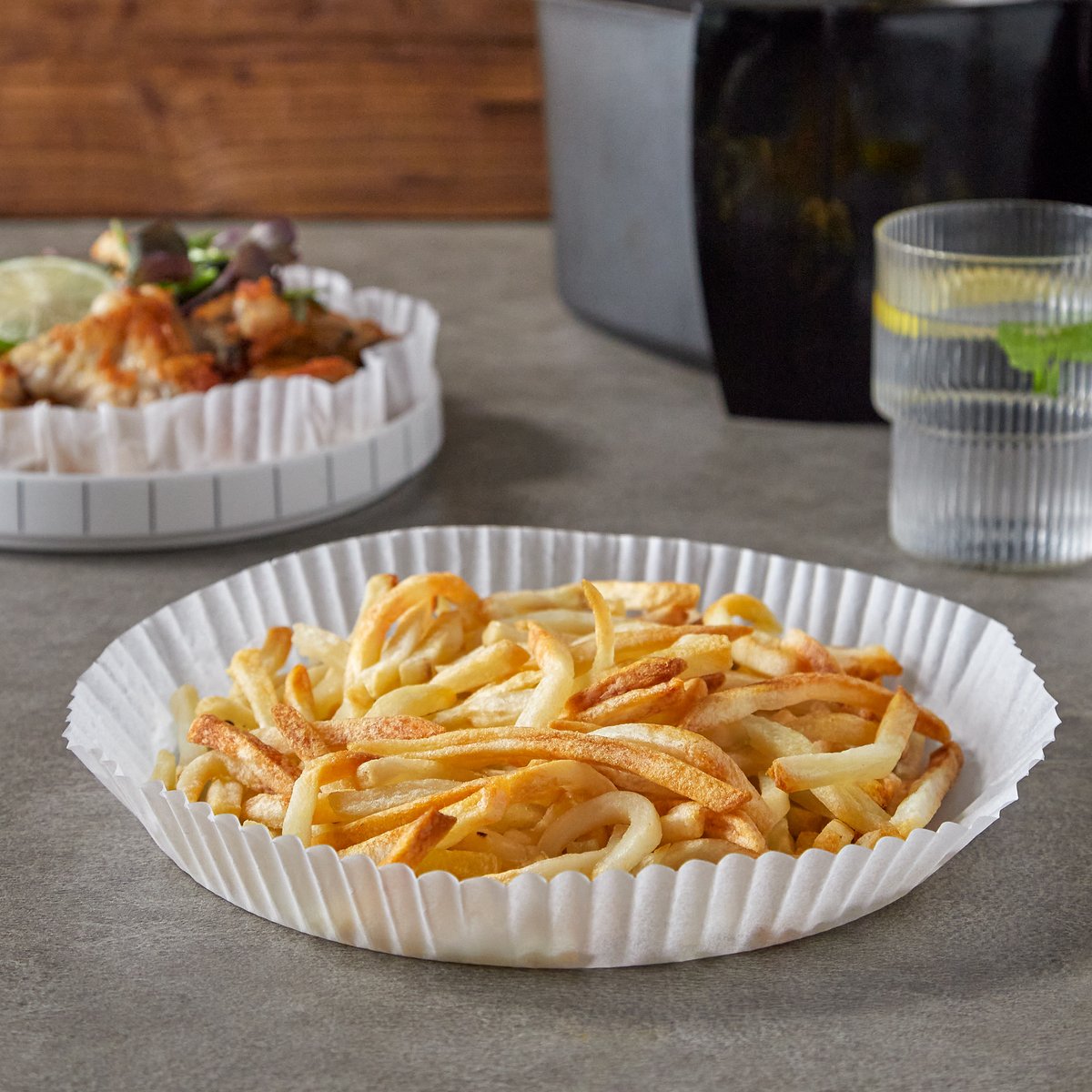 [No Brand] Air Fryer Liners 19cm 60pcs