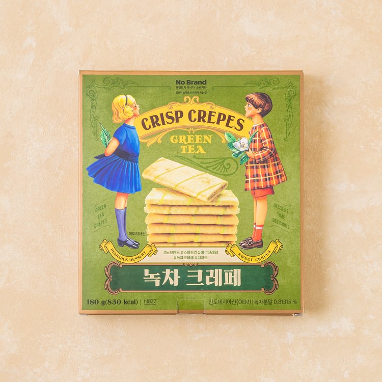 [No Brand] Green tea crepe 180g - 8EA/CTN