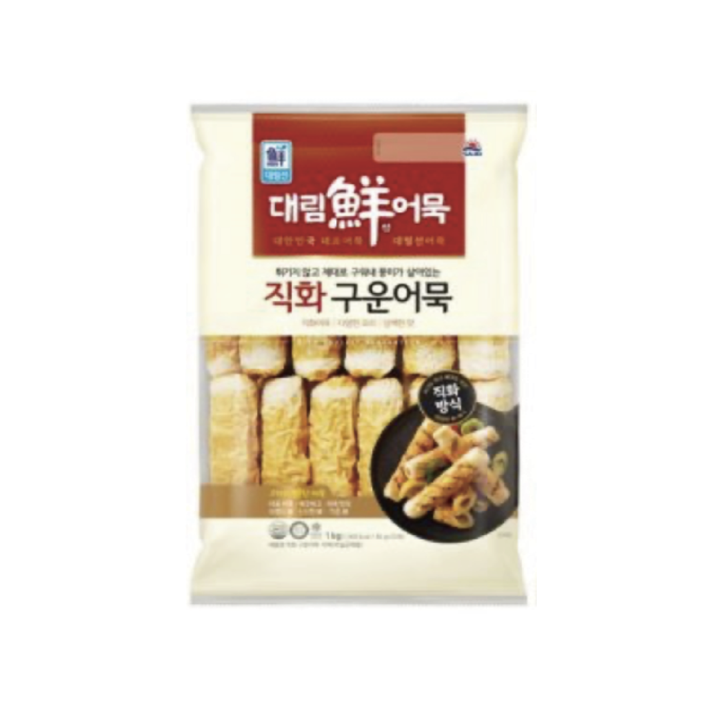 [Daerim] Long Cooked Fish Cake 400g - 10EA/CTN