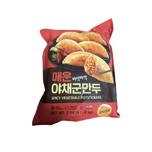 [Assi] Spicy Veggie Pan-Fired Dumpling  1.2kg - 8EA/CTN