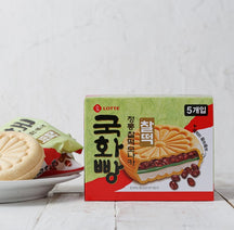 [Lotte] Frozen Red Bean Cake with Mochi 150ml x 5pcs - 6EA/CTN