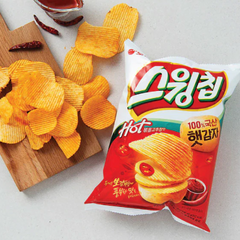 [Orion] Swing Chips Hot Pepper 60g - 20EA/CTN