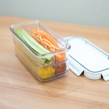 [Skylock] Jumbo Container Stackable Rectangular 1600ml #02 Gray 235 x 115 x 100mm