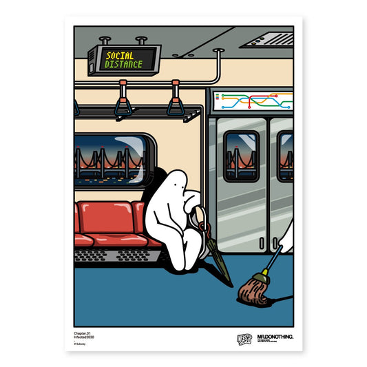 [Mr.donothing] A4 Poster-Subway