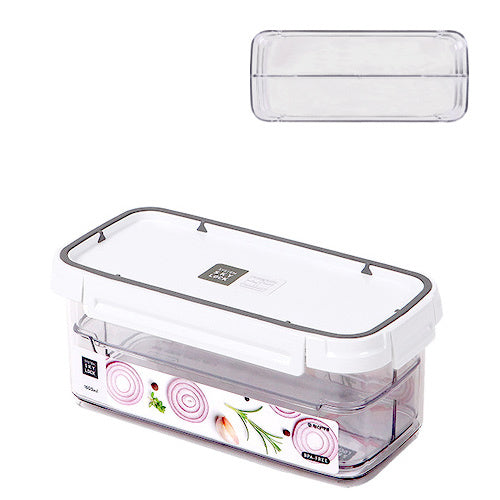 [Skylock] Jumbo Container Stackable Rectangular 1600ml #02 Gray 235 x 115 x 100mm