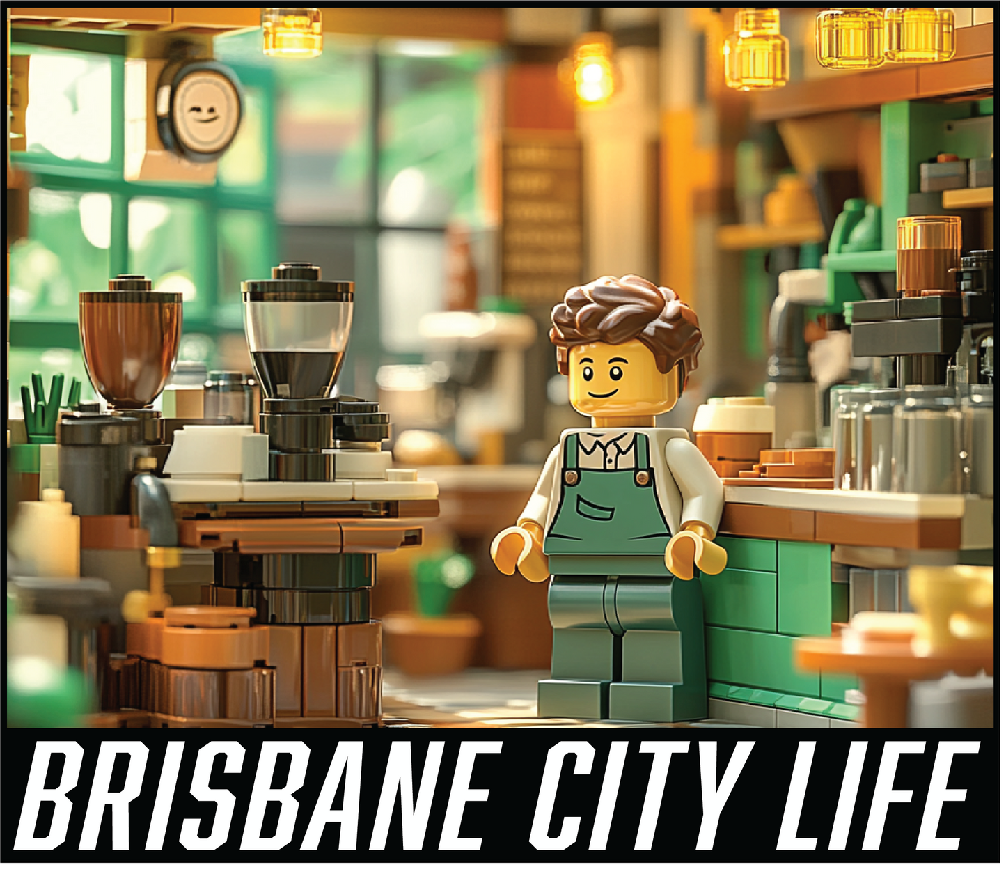 [Awesome Koala Friend] Australia Illuste Desined Long Casual Long Sleeve (Gray, Medium) "Brisbane City Life"