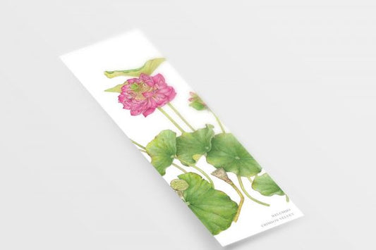 [Minjung Oh] Bookmark – Nelumbo – Crimson Velvet 1