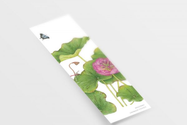 [Minjung Oh] Bookmark – Nelumbo – Crimson Velvet 3