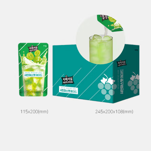 [Jardin] Cafe Real Iced Peach 230ml x10pack