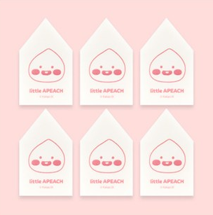 [Kakao Friends] Make Up Sponges Little Apeach x6