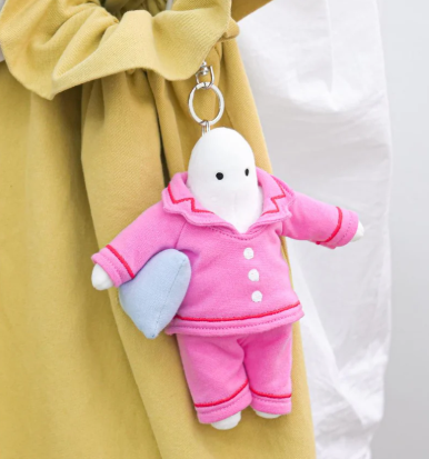 [Mr.donothing] Plush Keyring - Pink