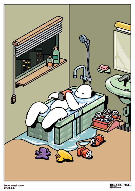 [Mr.donothing]A3 Poster Bath Tub