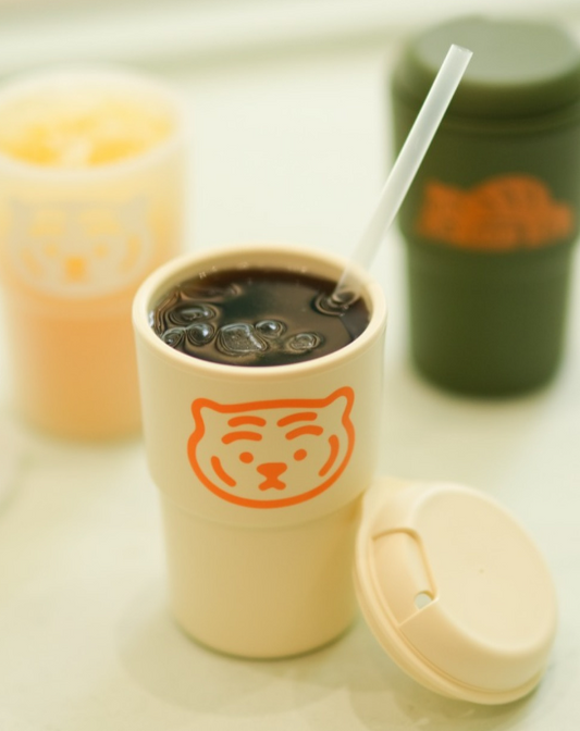 [Muzik Tiger] Fatty Tumbler Ivory 350ml