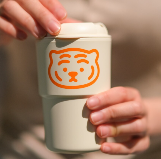 [Muzik Tiger] Fatty Tumbler Ivory 350ml