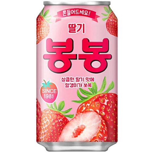 [Haitai] Strawberry Bonbon 238ml x 12 Can - 6EA/CTN