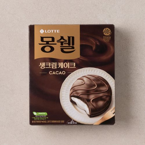 [LOTTE] Monchel Cacao cake(L) 32g*12x8 - 8EA/CTN