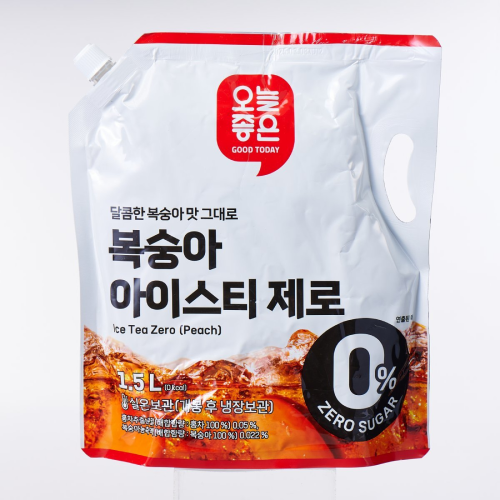 [Good Today] Peach Iced Tea Zero 1.5L