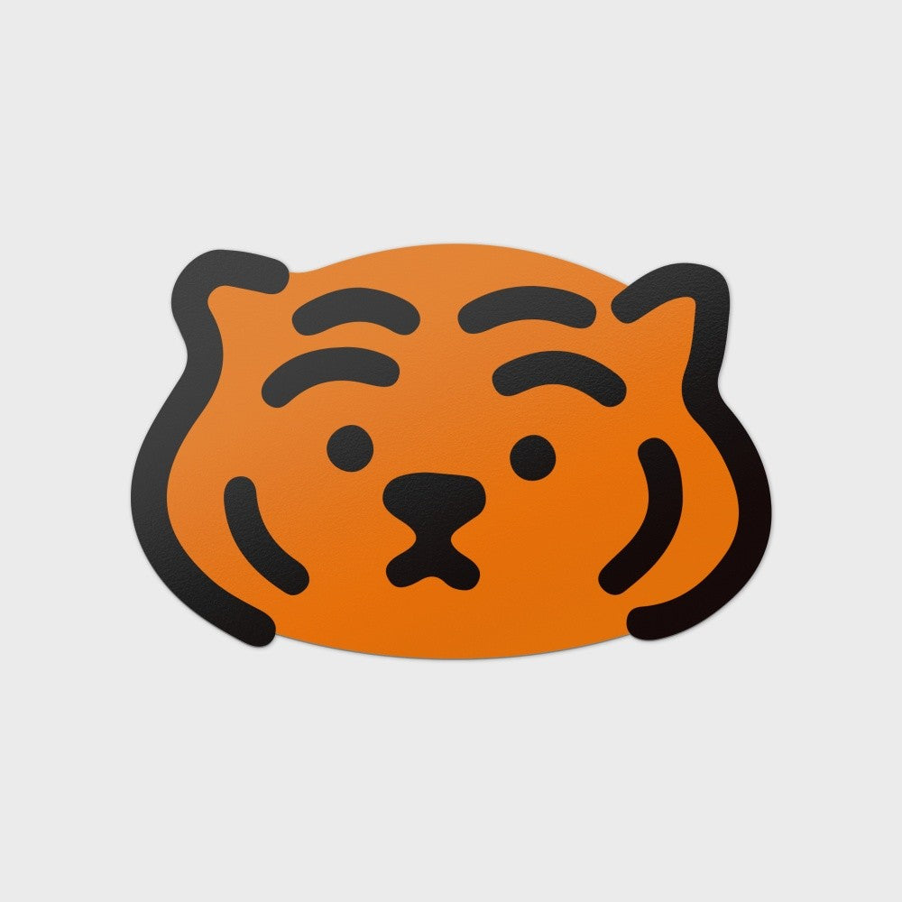 [Muzik Tiger] Big removable sticker (Tiger face)