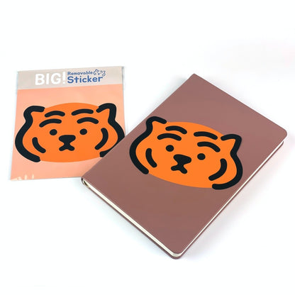 [Muzik Tiger] Big removable sticker (Tiger face)