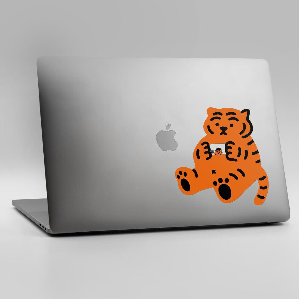 [Muzik Tiger] Big removable sticker(Phone tiger)