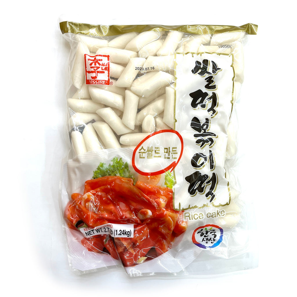 [Yissine] Tteokbokki Rice Cake 1.24kg - 12EA/CTN