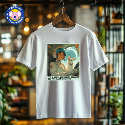 Awesome Koala Friends T shirts  (white) Medium