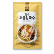 [Chungsoo] Noodle (Kalguksu) with Seafood Soup Base 220g - 15EA/CTN