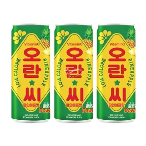 [Donga Otsuka] Oran-C Pineapple Drink 250ml - 30EA/CTN