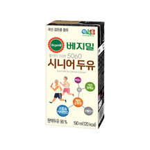 [Dr.Chung's Food] Vegemil 5060 Soymilk for Senior Citizen Pack 190ml_16*6EA/CTN