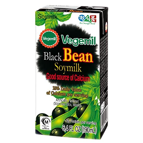 [Dr.Chung's Food] Vegemil Black Bean Soymilk High Calcium Pack 190ml_16*6EA/CTN