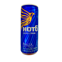 [Lotte] Hot Six Carbonated Energy Drink 250ml - 30EA/CTN
