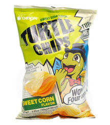 [Orion] Turtle Chips Sweet Corn Flavour 160g - 10EA/CTN