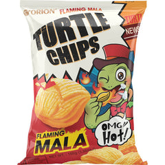 [Orion] Turtle Chips Choco Flaming Mala 160g - 10EA/CTN