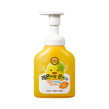 [Happy Bath] Let's Wash Hands With Lemon Bubble Hand Wash 250ml - 6EA/CTN