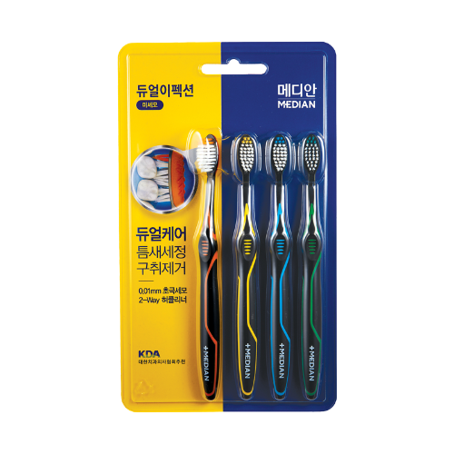 [Median] Dual Effection Toothbrush 4EA - 6EA/CTN