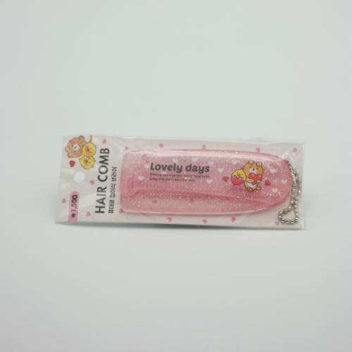 [Artbox] Portable Folding Hair Comb Lovely Days (Olver & Iren)
