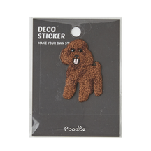 [Artbox] Deco Sticker Medium - Brown Poodle