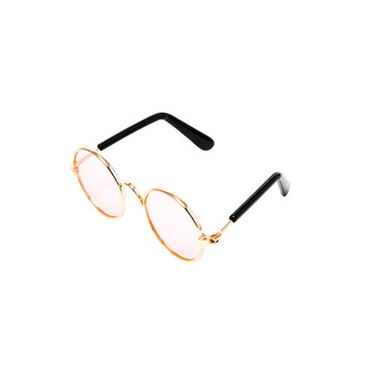 [Artbox] Pet Sunglasses (Round Pink)