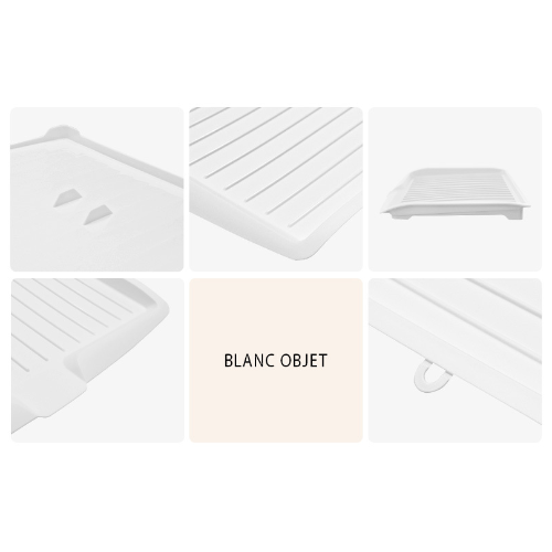 [Blanc] Dish Drying Tray White 447 x 309 x 33mm