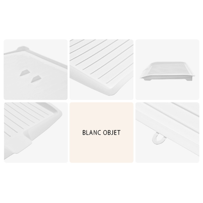 [Blanc] Dish Drying Tray White 447 x 309 x 33mm