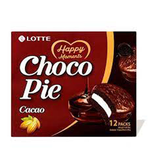 [Lotte] Choco Pie Cacao 28g x 12pack - 8EA/CTN