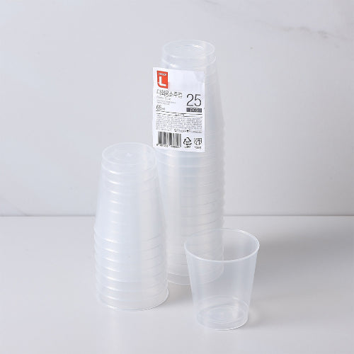 [Choice L] Multi-use Soju Cup 65ml x 25pcs