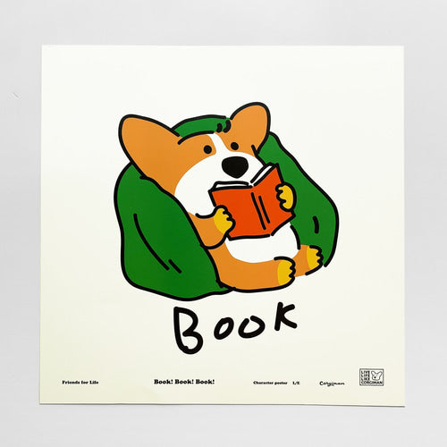 [Corgiman] Poster - Book Book