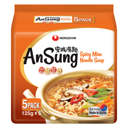 [Nongshim] Ansungtangmyun (Multi) 125g x 5pack - 8EA/CTN