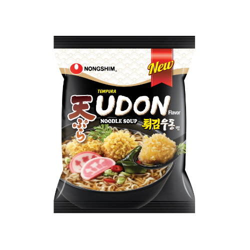 [Nongshim] Tempura Udon Flavour Noodle Soup (Multi) 118g x 5pack - 8EA/CTN