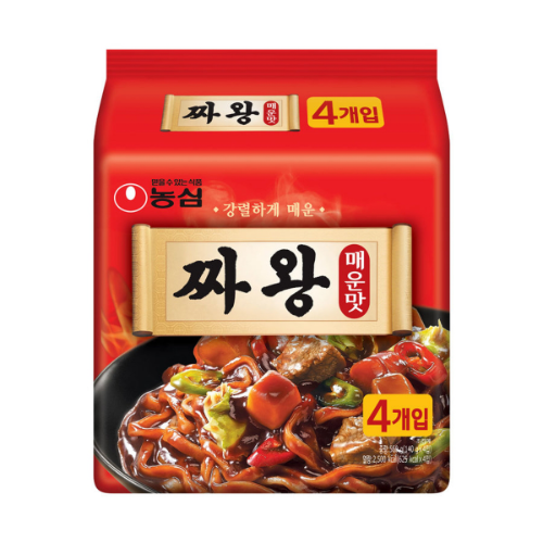 [Nongshim] Zha Wang Hot (Multi) 140g x 4pack - 8EA/CTN