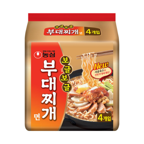 [Nongshim] Budaejjigae (Multi) 127g x 4pack - 8EA/CTN